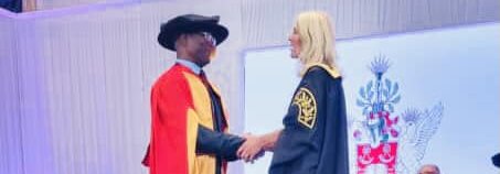 TOPFAITH UNIVERSITY PRO-CHANCELLOR RECEIVES HONORARY AWARD IN UNITED KINGDOM.